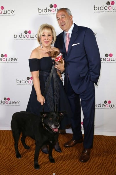 NEW YORK, NY - JUNE 09: Honoree and London Jewelers President Candy Udell and Mark Udell attend the Bideawee Masquerade Ball at Gotham Hall on June 9, 2014 in New York City. (Photo by Neilson Barnard/Getty Images for Bideawee)