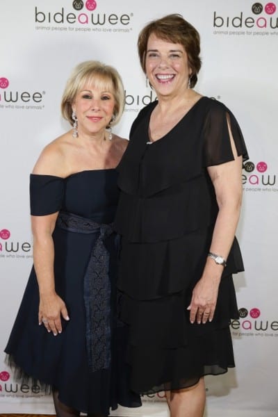 NEW YORK, NY - JUNE 09: Honoree/London Jewelers President Candy Udell and President/CEO of Bideawee Nancy Taylor attend the Bideawee Masquerade Ball at Gotham Hall on June 9, 2014 in New York City. (Photo by Neilson Barnard/Getty Images for Bideawee)