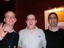 David Ross, Nick Haywood, and Tarinder Sandhu, Hexus at Corsair Party
