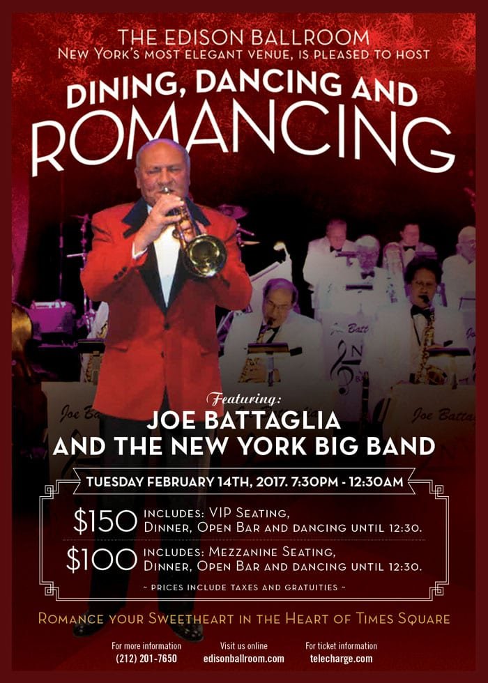 Valentine’s at Edison Ballroom