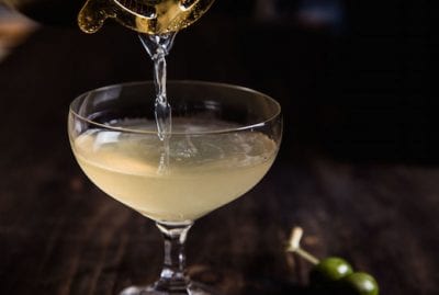 martini cocktail pouring mad