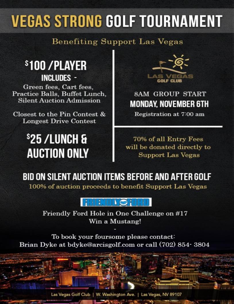 Vegas Strong Golf Tournament Party Digest