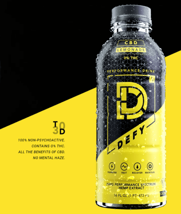 Defy CBD infused Performance Drinks Party Digest