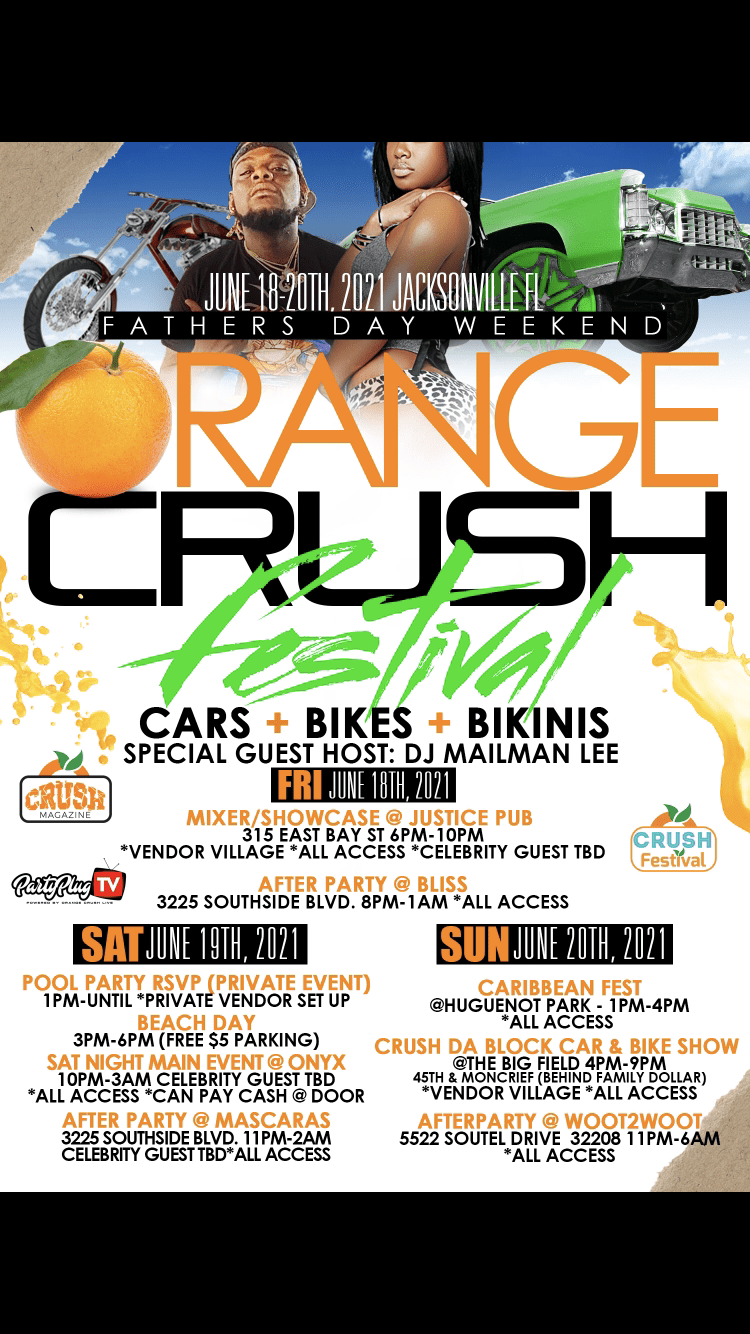 Orange Crush Festival Weekend 2021 Party Digest