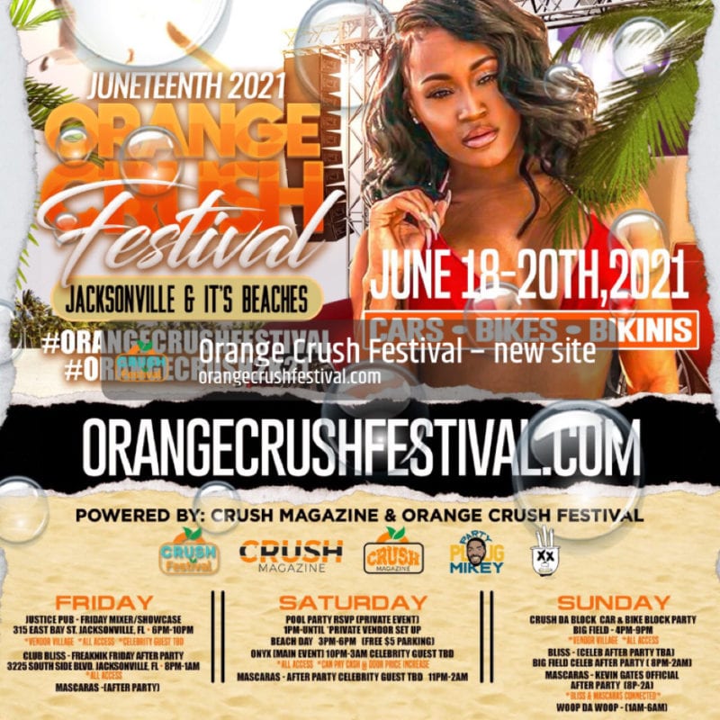 Orange Crush Festival Weekend 2021 Party Digest